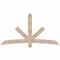 Ekena Millwork Alberta Smooth Timber Gable Bracket, Douglas Fir, 84"W x 45"H x 3 1/2"D x 5 1/2"F, 13/12 Pitch GBW084X45X0406ALB00SDF - alternate 1